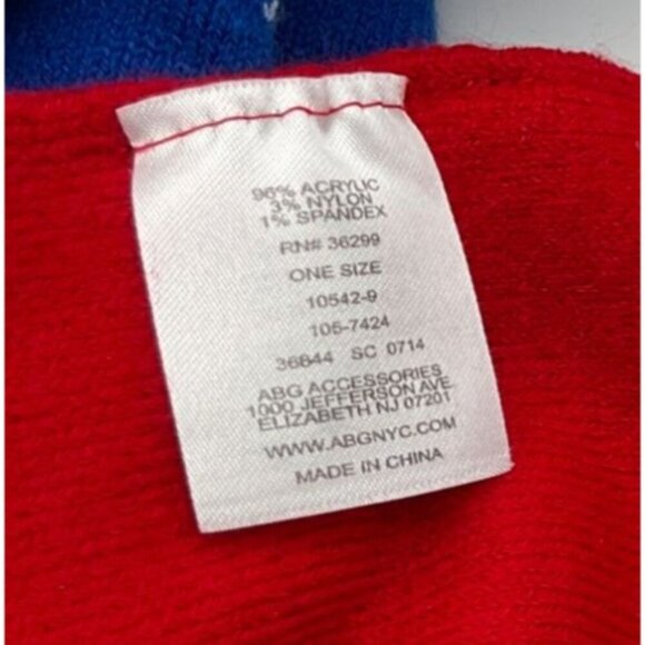 Matching Snowman Knit Scarf & Pom Ribbed Hem Beanie Set With Stars & Fringe OS - Picture 7 of 12